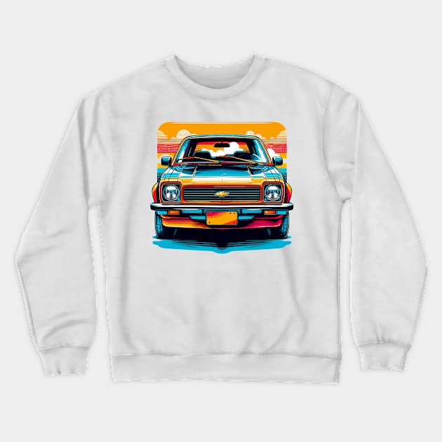 Chevrolet Chevette Crewneck Sweatshirt by Vehicles-Art